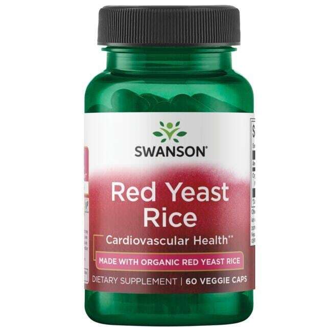 Swanson Red Yeast Rice 600mg 60 Kapsułek