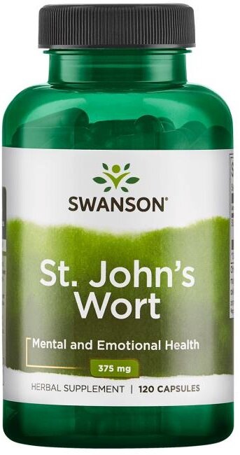 Swanson St. John's Wort Dziurawiec Zwyczajny 375mg 120 caps