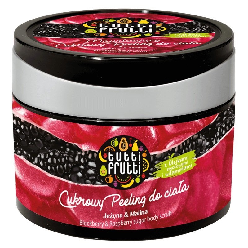 Tutti Frutti Pielęgnujący i Odświeżający Peeling do Ciała z Jeżyną i Maliną 300g