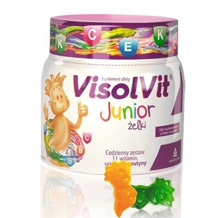 VISOLVIT JUNIOR Żelki o smaku owocowym - 250 g 