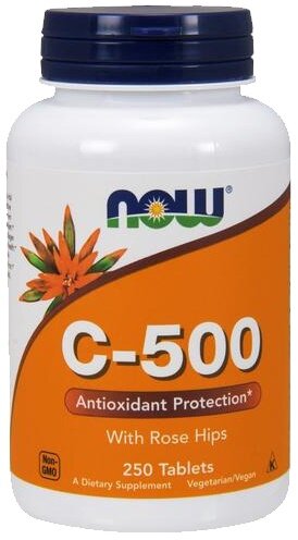 Vitamin C-500 with Rose Hips - 250 tablets