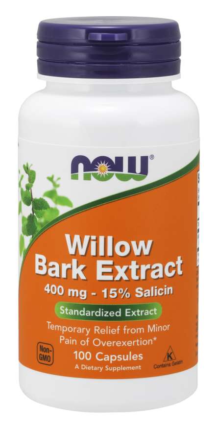 Willow Bark Extract, 400mg - 100 caps