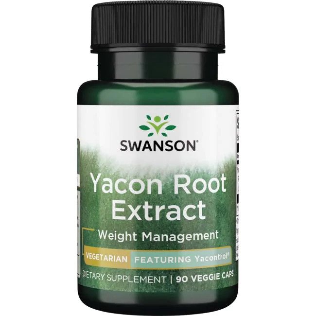 Yacon Root Extract, 100mg - 90 vcaps