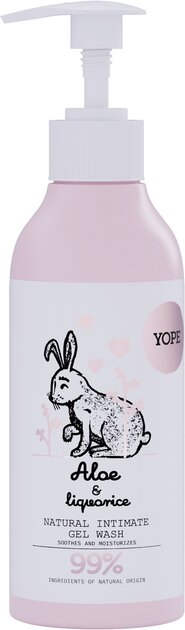 Yope Żel do Higieny Intymnej Aloes i Lukrecja 300ml